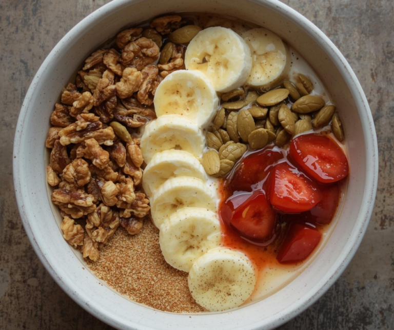 Probiotic Yogurt Bowl with Prebiotic Toppings